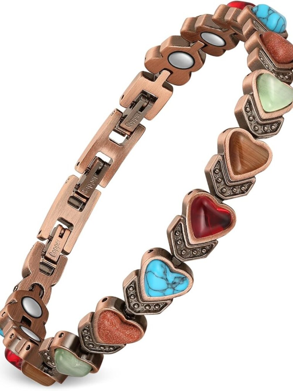 Ultra Strength Magnetic Copper Bracelet for Women - Stylish & Durable Design